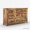 Picture of Bedford Handcrafted Solid Wood 3 Drawer Large Sideboard Cabinet