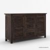 Picture of Bedford Handcrafted Solid Wood 3 Drawer Large Sideboard Cabinet