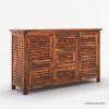 Picture of Bedford Handcrafted Solid Wood 3 Drawer Large Sideboard Cabinet