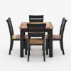 Picture of Mason Two Toned Small Square Kitchen Table and 4 Chairs Set