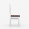 Picture of Illinois Modern Two Tone Solid Wood School Back Dining Chair
