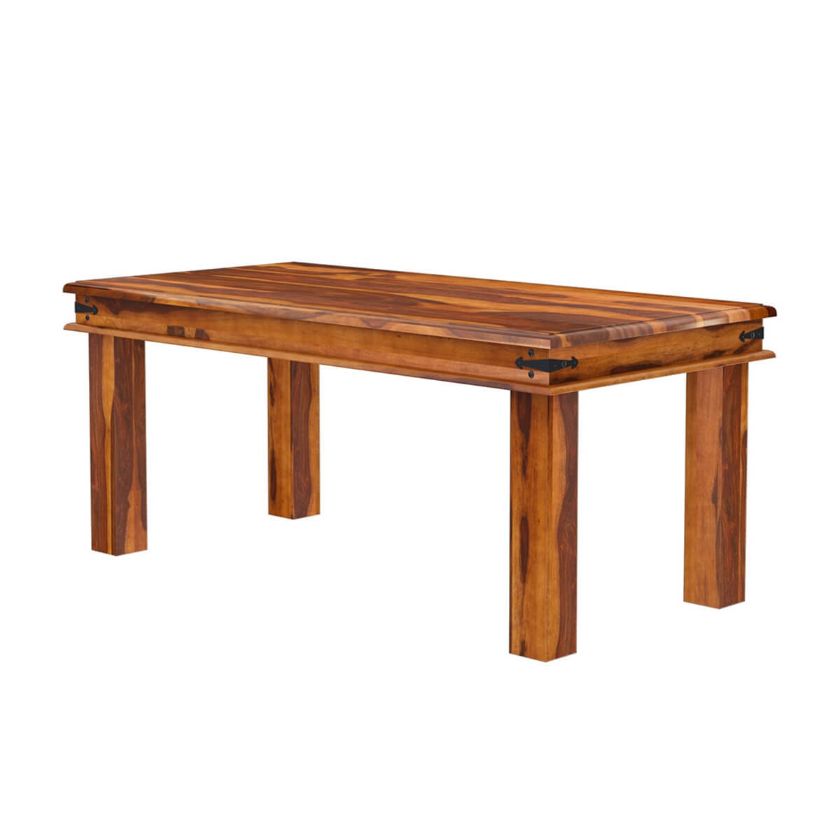 Picture of Philadelphia Classic Transitional Rustic Solid Wood Dining Room Table