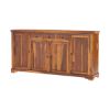 Picture of Santa Cruz Solid Wood Home Office Credenza Cabinet