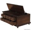 Picture of Ridge Storage Trunk Coffee Table With Drawers