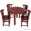 Picture of 5 PC Contemporary Counter Height Round Dining Table and Chair Set