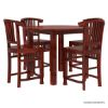 Picture of 5 PC Contemporary Counter Height Round Dining Table and Chair Set