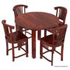 Picture of 5 PC Contemporary Counter Height Round Dining Table and Chair Set