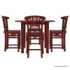 Picture of 5 PC Contemporary Counter Height Round Dining Table and Chair Set