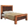 Picture of Texas Solid Wood Paneled Platform Bed Frame w Headboard