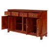 Picture of Siena Rustic Solid Wood Large Sideboard with Drawer