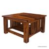 Picture of Jeddito Mission Rustic Solid Wood Square Coffee Table