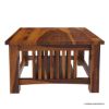 Picture of Jeddito Mission Rustic Solid Wood Square Coffee Table