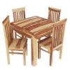 Picture of Ostrander Solid Wood 4 Seater Small Kitchen Table Set
