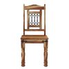 Picture of Peoria Solid Wood & Wrought Iron Rustic Kitchen Dining Chair