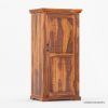 Picture of Space Saving Solid Wood Folding Armoire Desk with Storage Cabinet 