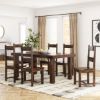 Picture of Frisco Modern Solid Wood Rectangular Rustic Dining Room Table