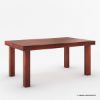 Picture of Frisco Modern Solid Wood Rectangular Rustic Dining Room Table