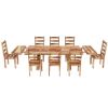 Picture of Bluffton Classic Solid Rosewood Extension Dining Table Set