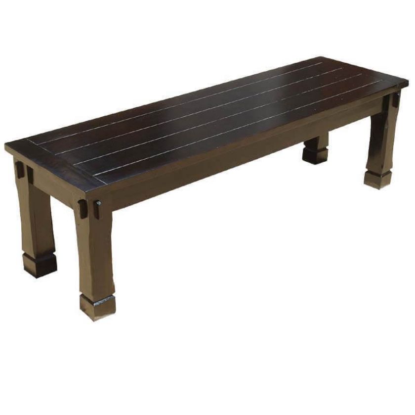 Picture of Bishop Transitional Solid Wood Backless Dining Bench