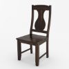 Picture of Tirana Rustic Solid Wood Pineapple Back Dining Chair
