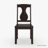 Picture of Tirana Rustic Solid Wood Pineapple Back Dining Chair