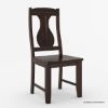 Picture of Tirana Rustic Solid Wood Pineapple Back Dining Chair