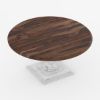 Picture of Illinois Rustic Solid Wood Two Tone Large Round Dining Table