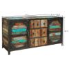 Picture of Allenhurst Rustic Reclaimed Wood 3 Drawer Industrial Sideboard Buffet