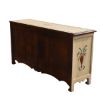 Picture of Antique Victorian Hand Painted Solid Wood Sideboard with Drawer