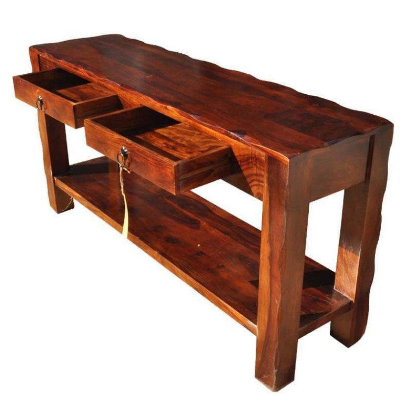 Picture of Appalachian Rustic Solid Wood Hall Console Table