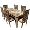Picture of Tucson Rainbow Reclaimed Wood Dining Table Set