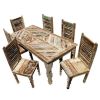 Picture of Tucson Rainbow Reclaimed Wood Dining Table Set
