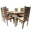 Picture of Tucson Rainbow Reclaimed Wood Dining Table Set