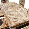 Picture of Tucson Rainbow Reclaimed Wood Dining Table Set