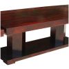 Picture of Extra Large Solid Wood Double Pedestal Extendable Dining Table for 12