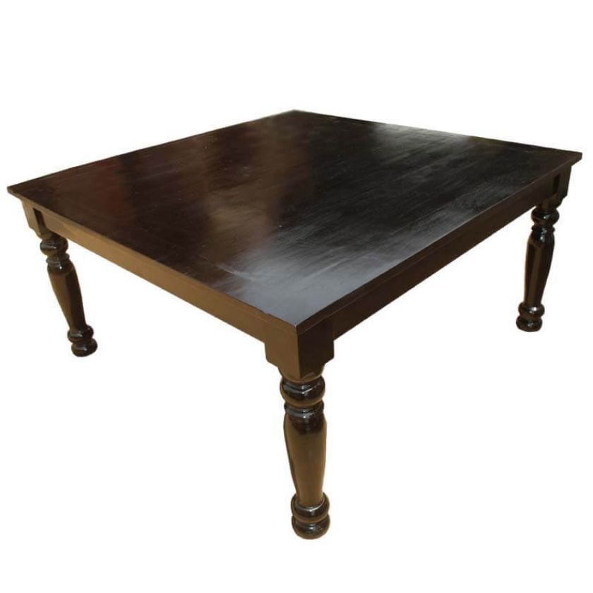 Picture of Lincoln Rustic Solid Wood Farmhouse Square Dining Table