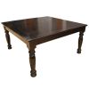 Picture of Lincoln Rustic Solid Wood Farmhouse Square Dining Table