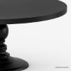 Picture of Nottingham Solid Wood Black Round Dining Table