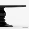 Picture of Nottingham Solid Wood Black Round Dining Table