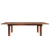 Picture of Cariboo Solid Wood Rustic Extendable Dining Table with Leaves