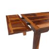 Picture of Cariboo Solid Wood Rustic Extendable Dining Table with Leaves