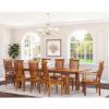 Picture of Cariboo Solid Wood Rustic Extendable Dining Table with Leaves