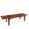 Picture of Rustic Mediterranean Eco Dining Table & Chair Set w Extensions