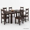 Picture of Frisco Modern Solid Wood Casual Rustic Dining Room Set