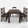 Picture of Frisco Modern Solid Wood Casual Rustic Dining Room Set