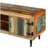 Picture of Medway Retro Reclaimed Wood Large TV Media Console w Center Shelves