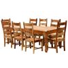 Picture of Dallas Ranch Solid Wood Farmhouse Dining Table Set For 8