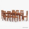 Picture of Rustic Furniture Solid Wood Dining Table and Chair Set