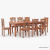 Picture of Rustic Furniture Solid Wood Dining Table and Chair Set