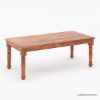 Picture of Rustic Furniture Solid Wood Dining Table and Chair Set